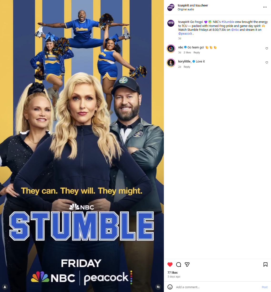 Tcu Spirit - Instagram Post